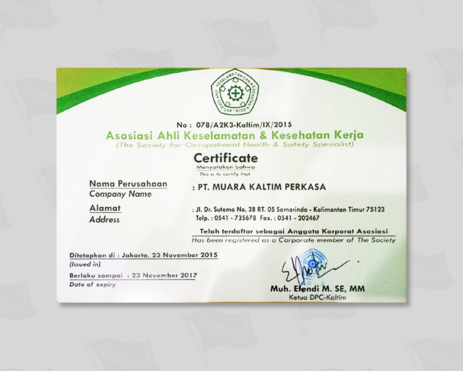Society for Occupational Health and Safety Specialist Certificate